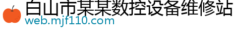 白山市某某数控设备维修站